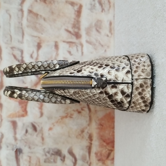 New BALENCIAGA Ville XXS Python Top Handle Bag - Picture 7 of 12